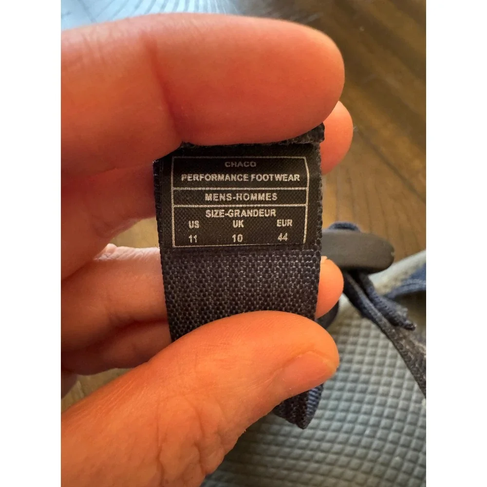 Chaco Men's Navy Blue Webbing Sandals